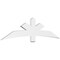 Ekena Millwork Alberta Architectural Grade PVC Gable Bracket, 84"W x 21"H x 2"D x 6"F, 6/12 Pitch GBP084X21X0206ALB00 - alternate 1